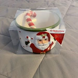 Christmas Santa Serving Dish